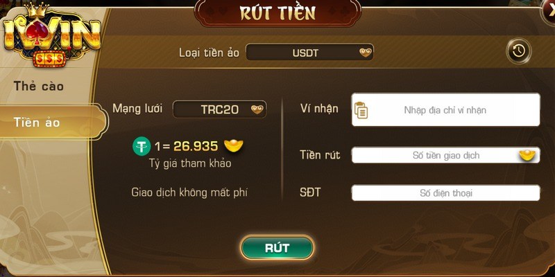 Cổng game vẫn hoạt động và tiếp nhận lệnh rút tiền xuyên suốt 24/7